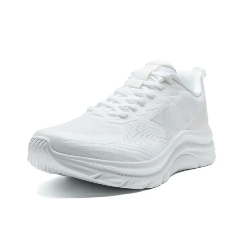 XTEP Coverage Cushioning Low Top Casual Running Shoes Men's Classic White-1
