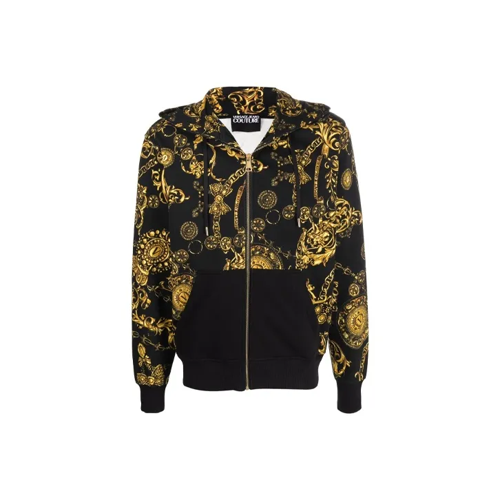 VERSACE JEANS COUTURE Watercolour Couture Hooded Jacket-0
