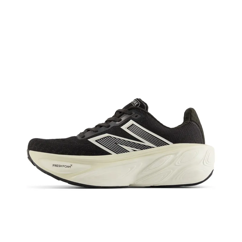 New Balance Fresh Foam X More V5 Anti Slip Wear Resistant Low Top Running Shoes Men's Black-0