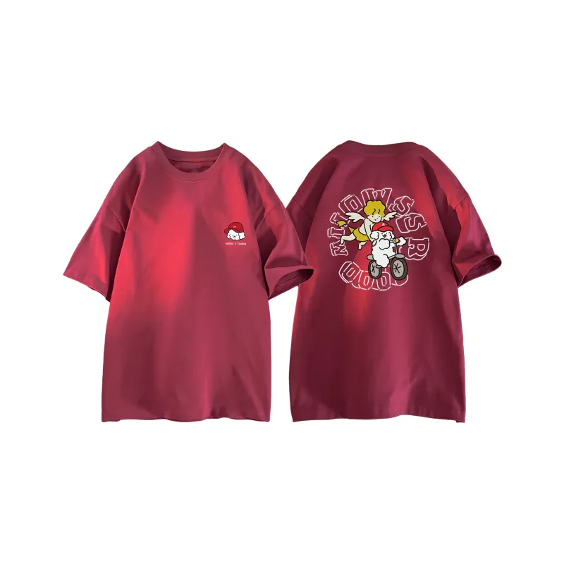 MIIOW Trend Party Series Short Sleeved T Shirts Unisex-13