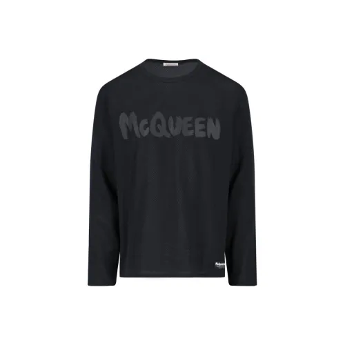 Alexander McQueen Long-Sleeved Crewneck T-Shirt