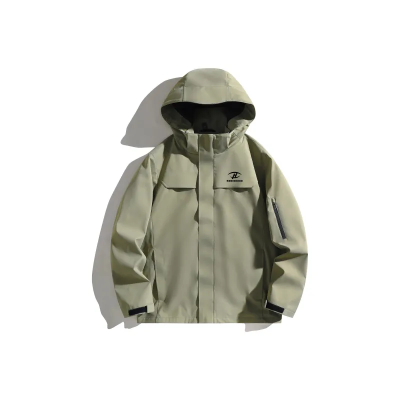 ROBINHOOD Waterproof, Windproof, Breathable, Abrasion Resistant, Thermal, Water Repellent Windbreaker Jacket Unisex-45