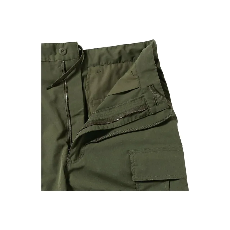Beams Cargo Pants Men's Olive Green-5