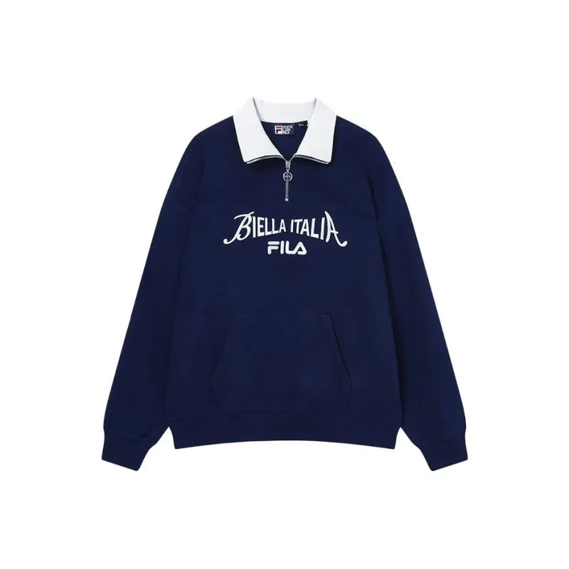 FILA Sweatshirt Unisex Deep Sea Blue-0
