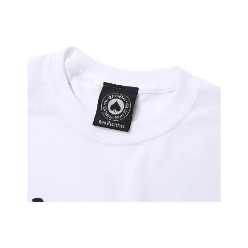 Thrasher T Shirt US Version Unisex White-5