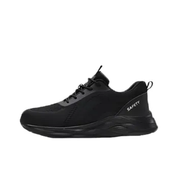 GUYISA Non slip, Wear resistant, Impact resistant Low Top Casual Shoes Men's Black