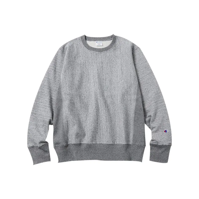 Champion Crew Neck Regular Sweatshirt Japan Version Unisex Gray-0