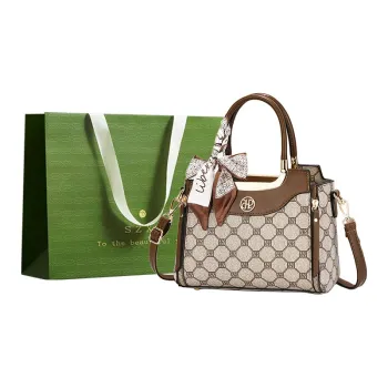 Three Ducklings PU Handbag Women's Multicolor