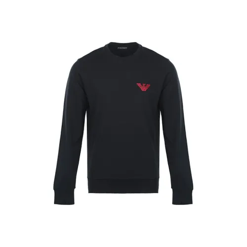 EMPORIO ARMANI Sweatshirts Men Black