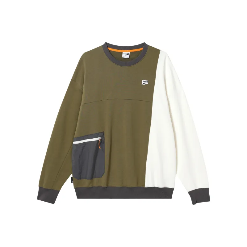 PUMA Sweatshirts Men Green-0