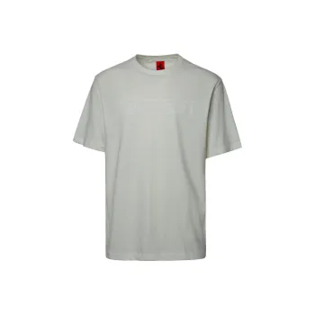 Ferrari Silicone Logo print Cotton T shirt