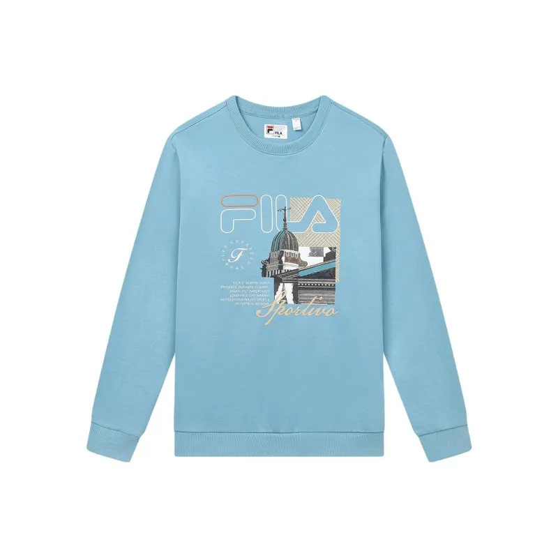 FILA Sweatshirt Unisex Light Blue-0