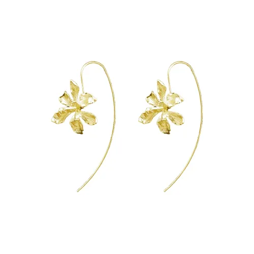 Rhymes Gold Plated Copper Earrings Women's