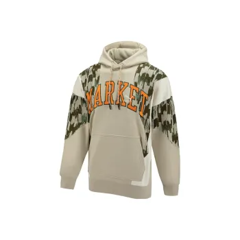 PUMA X Market Joint Series Sweatshirts Men Gray White Jasper Orange Red