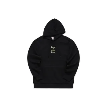 FILA Co branded Year Of The Tiger Collection Sweatshirts Unisex Jet Black