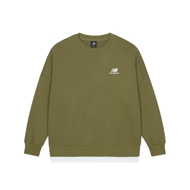 New Balance Sweatshirts Unisex Olive Green-0