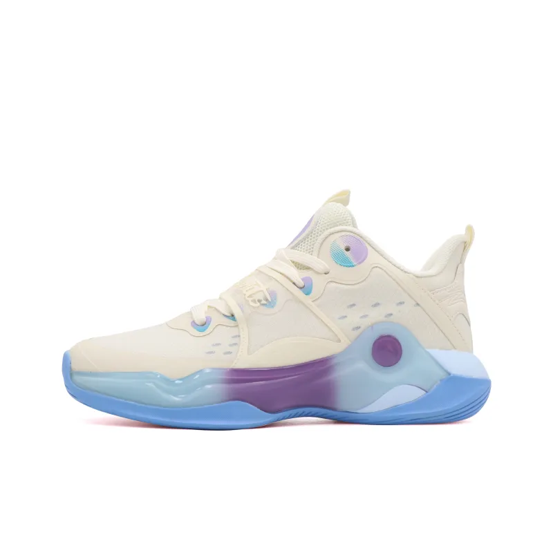 TONYBEAR Slip Resistant Breathable Support Mid Top Basketball Shoes Unisex-6