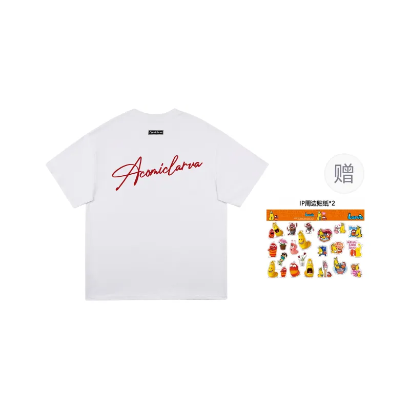 COMIC LARVA T Shirts Unisex-0