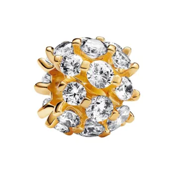 Pandora Gold Plated Copper Silver Alloy Accessories Unisex Gold