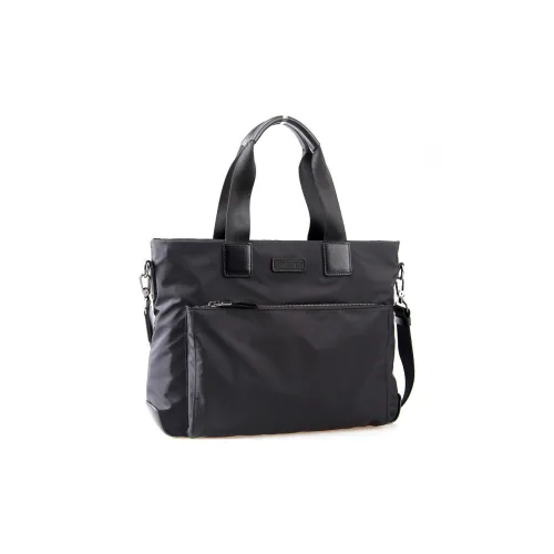 DOSRFINI Nylon Fabric Horizontal Shoulder Bag Crossbody Bag Handbag Men's Black