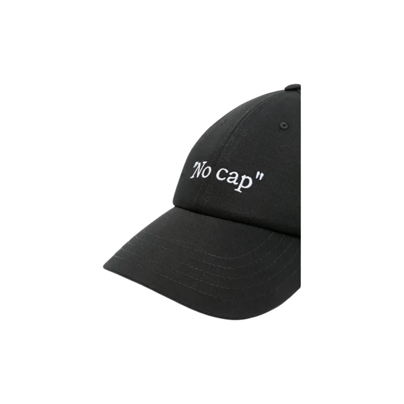 OFF WHITE No Cap Curved Peak Baseball Cap-3