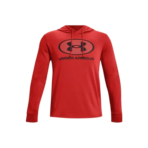 Under Armour Rival Sweatshirts Men Shiny Red