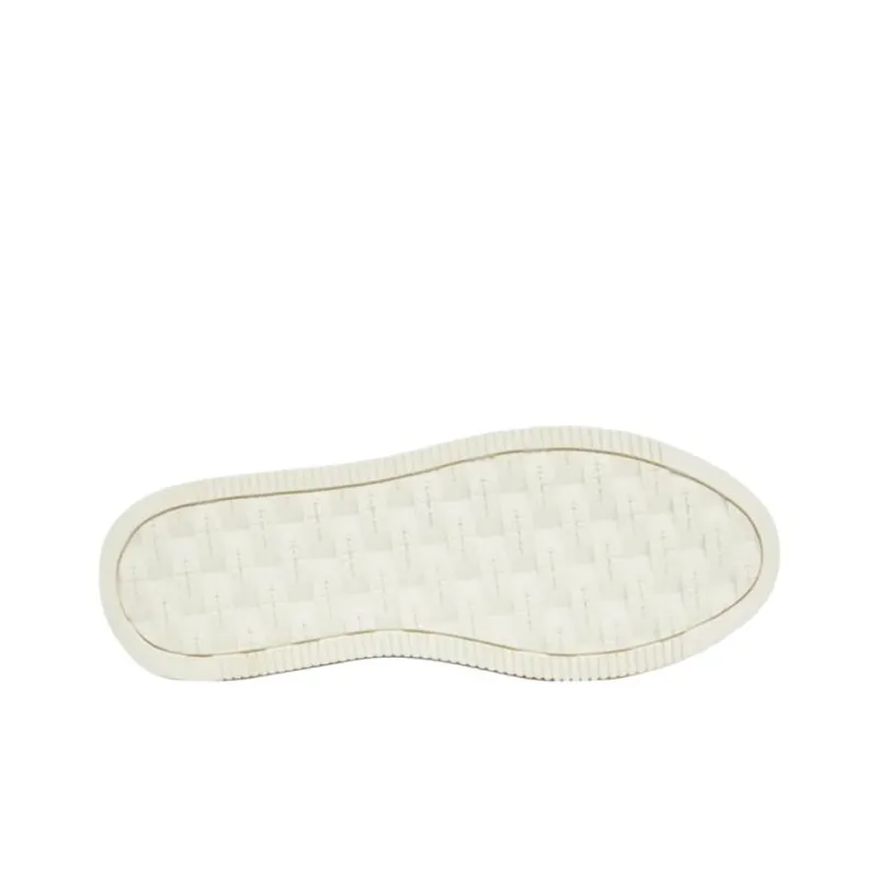 CKJ CALVIN KLEIN JEANS Low Top Skateboard Shoes Women's Beige-5