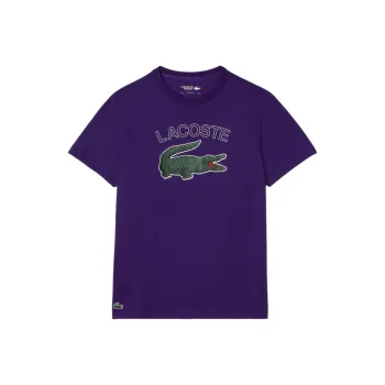 LACOSTE T Shirts Men Purple