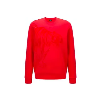 HUGO BOSS Sweatshirts Men Red
