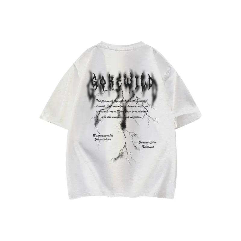 Small Columns Under The Sea T Shirt Unisex White-10