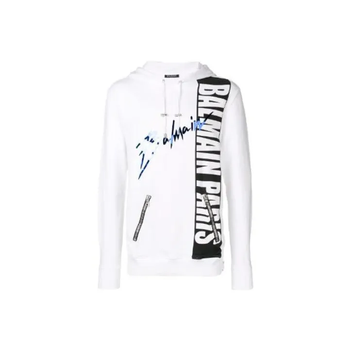 BALMAIN Sweatshirts Men White-0