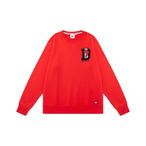 Dickies Sweatshirt Unisex Chinese Red