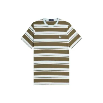 FRED PERRY Embroidered logo Cotton T shirt