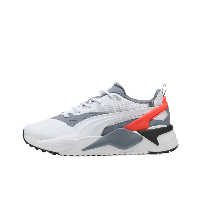 PUMA GS X Effect Low Top Golf Shoes Men's White Gray-0