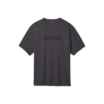 CALVIN KLEIN T Shirt Men's Charcoal Gray Heather