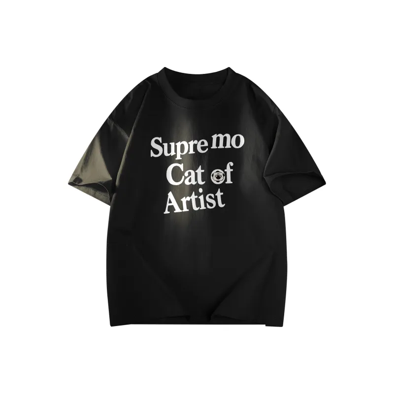 Supremo Cat T Shirts Unisex-0