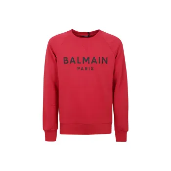 BALMAIN Sweatshirts Men Red