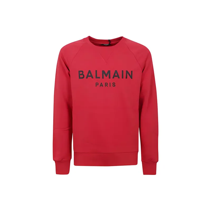 BALMAIN Sweatshirts Men Red-0