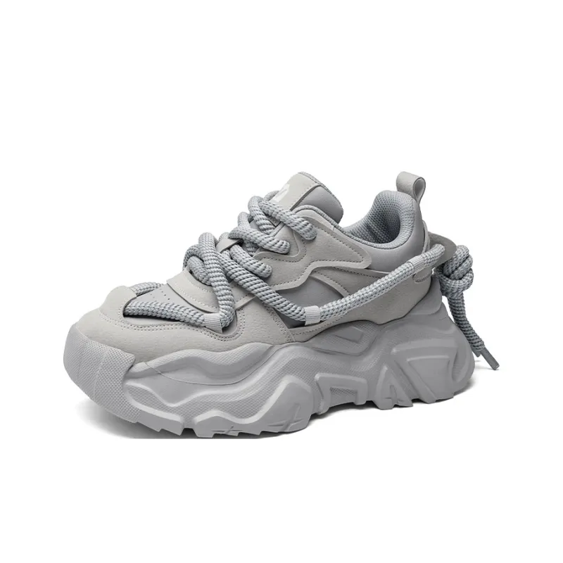 Frank Mully Low Top Chunky Sneakers Unisex Gray-2