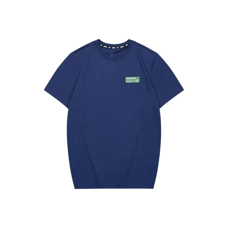 Skechers T Shirt Unisex Medieval Blue-0