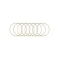 [Milk Coffee]Slim Hair Tie (8 Pack)