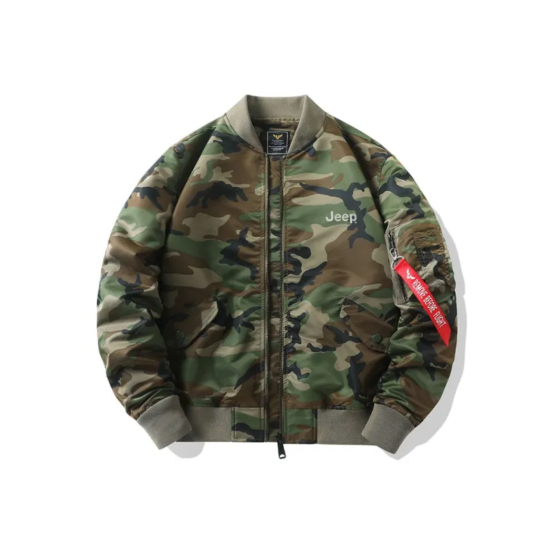 Jeep Jackets Coats Men's Army Green Camouflage-1