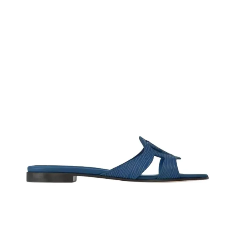 LOUIS VUITTON Isola Slip Resistant Slide Slippers Women's Navy Blue-1