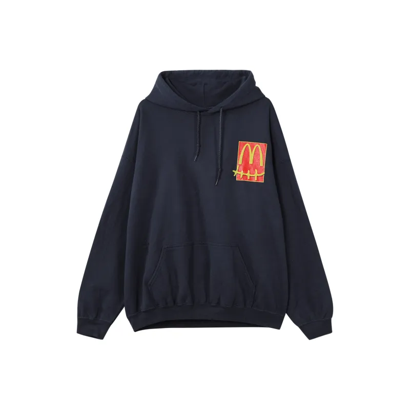 Mcdonald's X Travis Scott Sweatshirts Unisex Blue-0