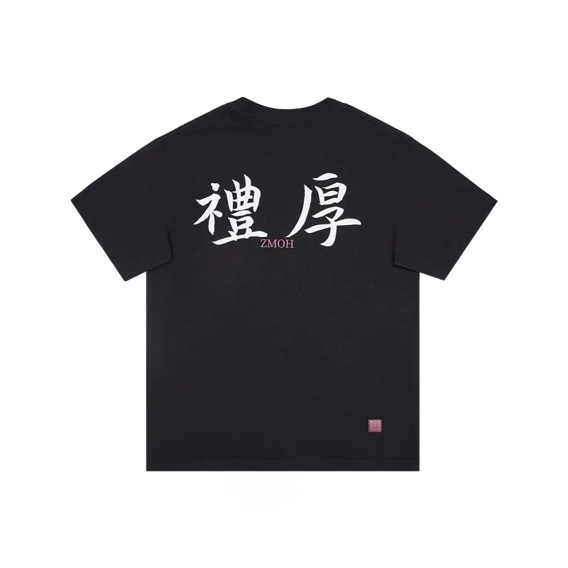 ZMOH Short Sleeved T Shirt Unisex Couple's-1
