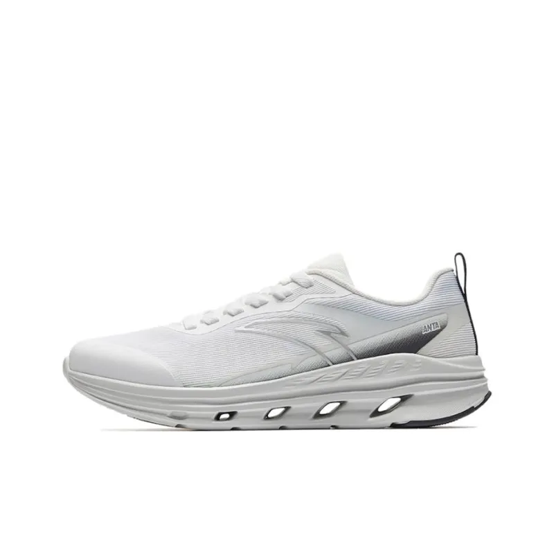 CHAOJIANTA Abrasion Resistant Slip Resistant Shock Absorbers Low Top Casual Running Shoes Men's Snowflake White-0