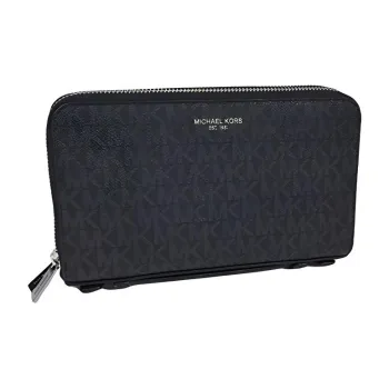 MICHAEL KORS MICHAEL KORS Handbag Collection Gifting PVC Leather Clutch Medium Size Men's Black