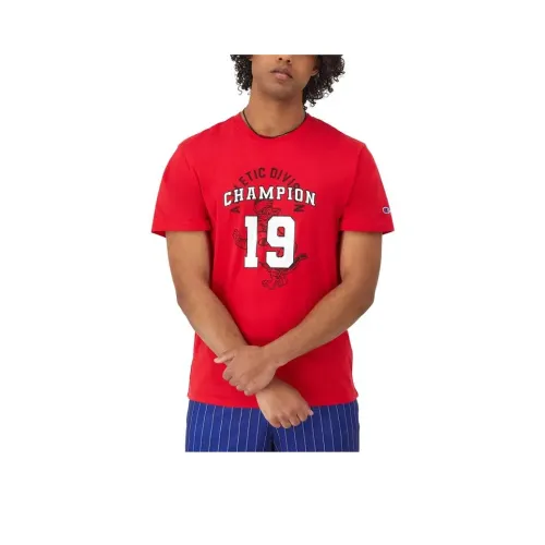 Champion T-Shirt Men's Washable Sports Red