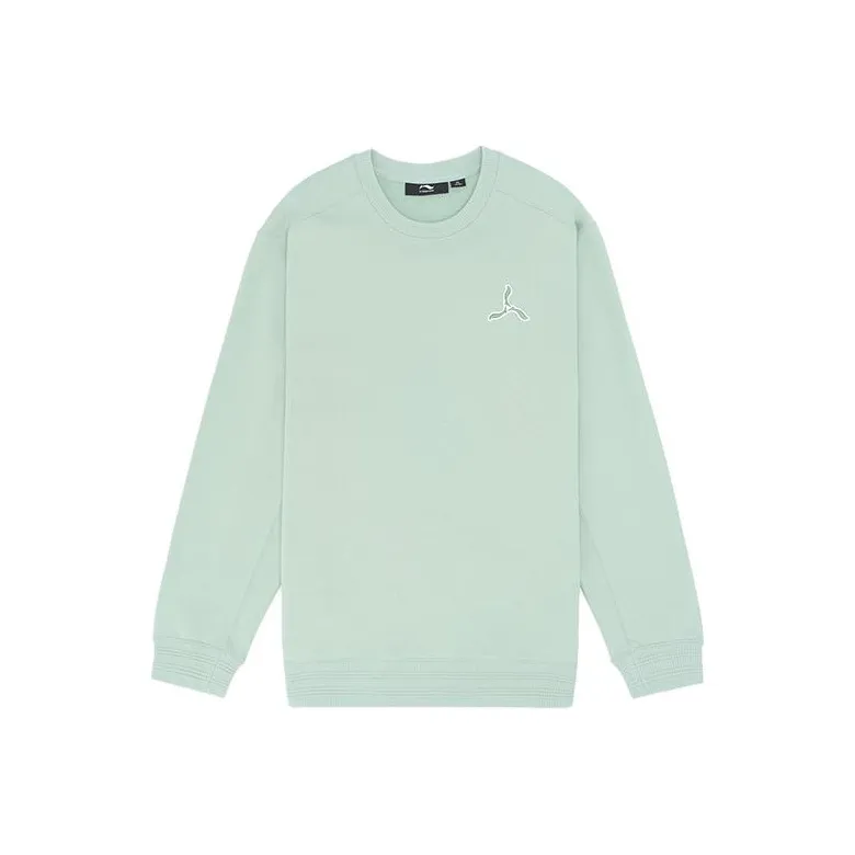 LI NING 1990 Classic Collection Sweatshirts Men Frost Floral Green-0