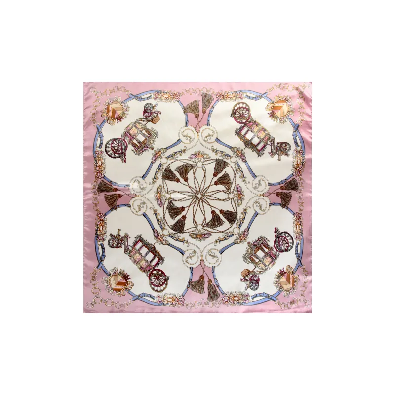Shanghai Story 100% Polyester Silk Scarves Women's-12